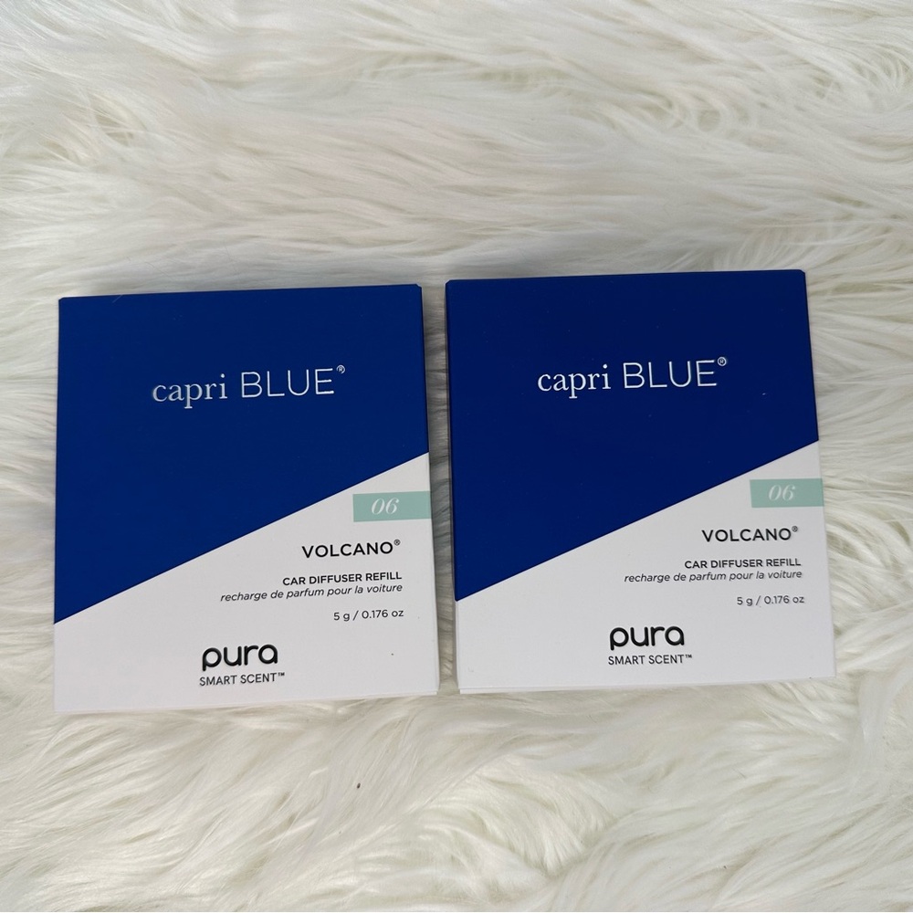 New Pura Car Diffuser Refill Capri Blue Volcano. 2 refills.